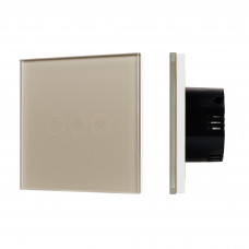 Светорегулятор сенсорный с Zigbee управлением SWT-OMALI-SD3-ZB-GD (250V, 500W) (Arlight, Стекло)