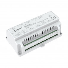 INTELLIGENT ARLIGHT Сплиттер SMART-DMX512-306-72-DIN (12-48V, 2-in, 6-out, RS-485) (IARL, IP20 Металл, 5 лет)