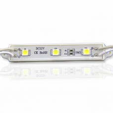 Светодиодный модуль линейный 5050-3 (0,72W, 12V, White)