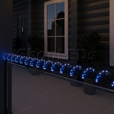 Светодиодный дюралайт SLN 2-х проводной, синий, кратность резки 1 метр, диаметр 13 мм, 220 В, 100 м