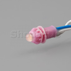 Светодиодный модуль герметичный цветной колпачок PIX SL-D9-50LED (12V, 0.2W, 100 Lm, IP65) (розовый)